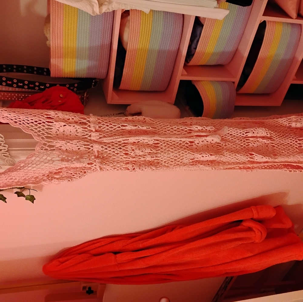 Sugar Thrillz Pink Crochet dress